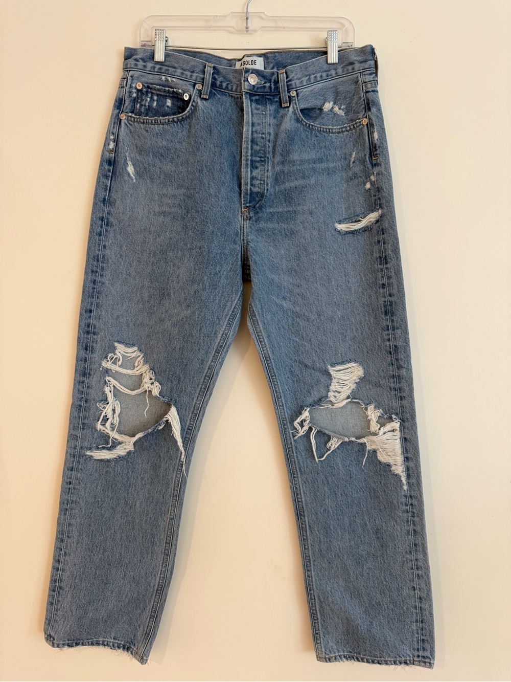 AGOLDE Light Blue Denim Jeans 90s mid rise size 29